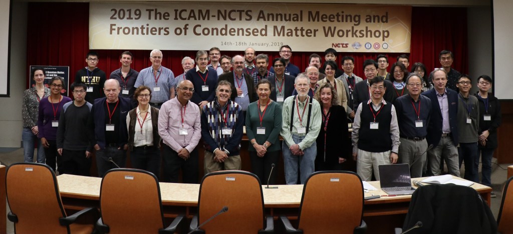 Photo of ICAM-NCTS 2019 attendees