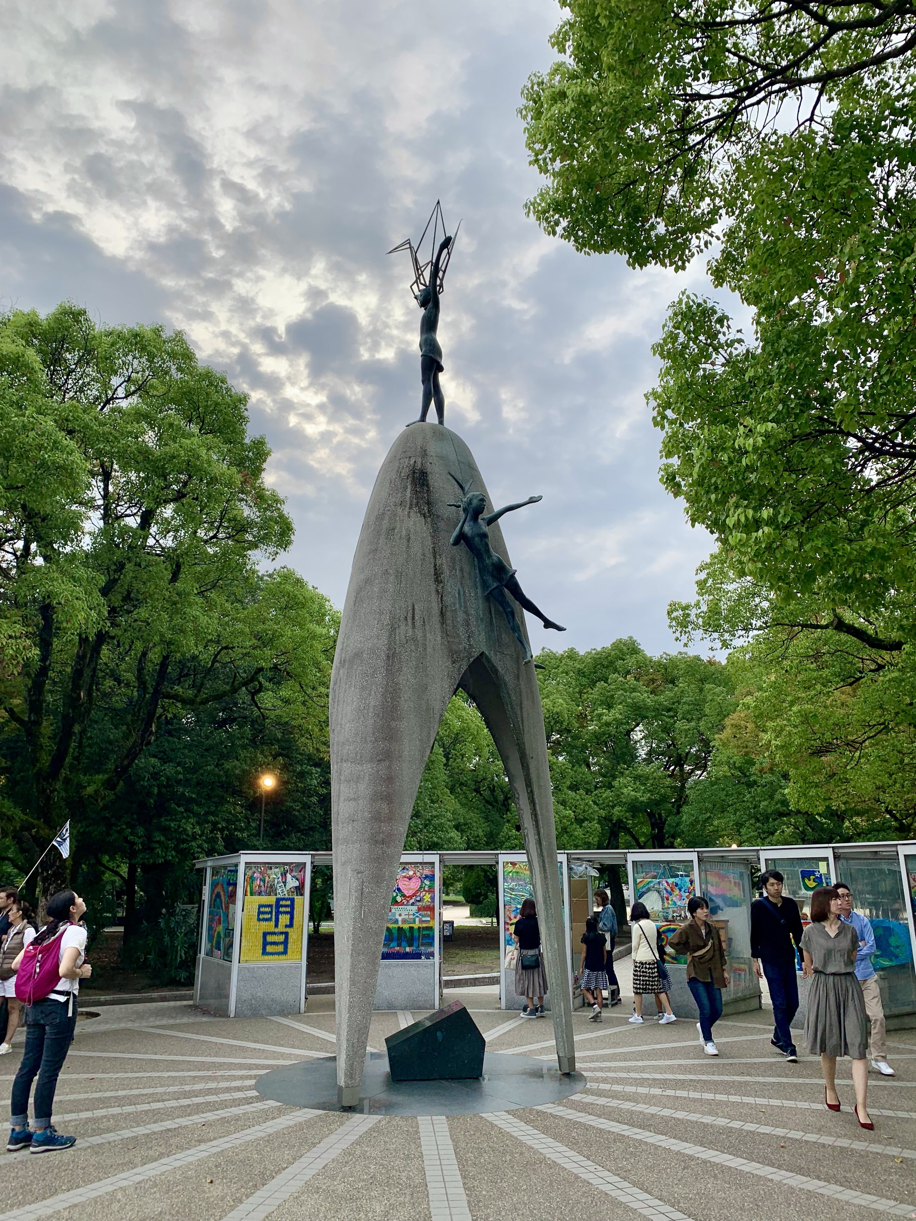 Statue in Hiroshima's Peace Park